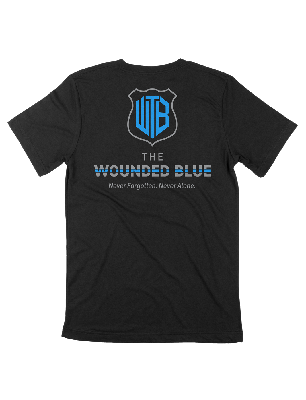 The Wounded Blue Logo Tee